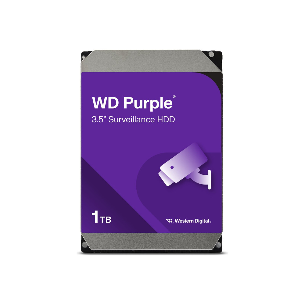 WD Purple WD10PURZ - Disco rigido - 1 TB - interno - 3,5" (8,9 cm)